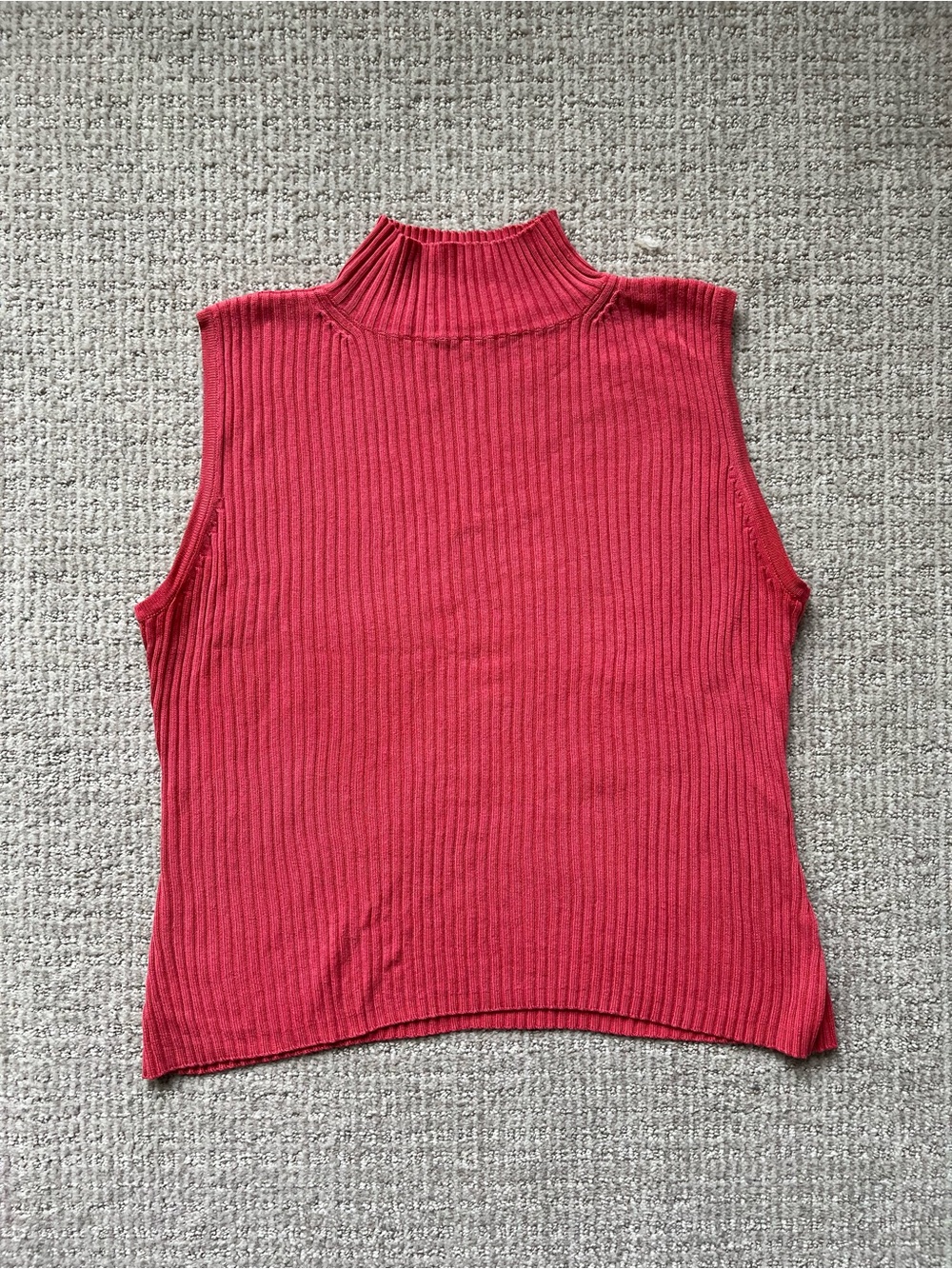Sleeveless Turtleneck Top